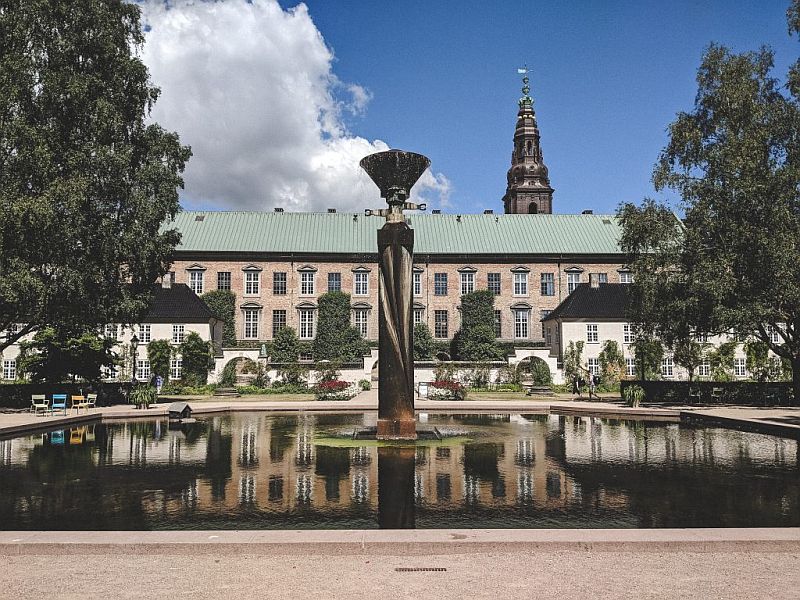 Der königliche Bibliotheksgarten in Kopenhagen