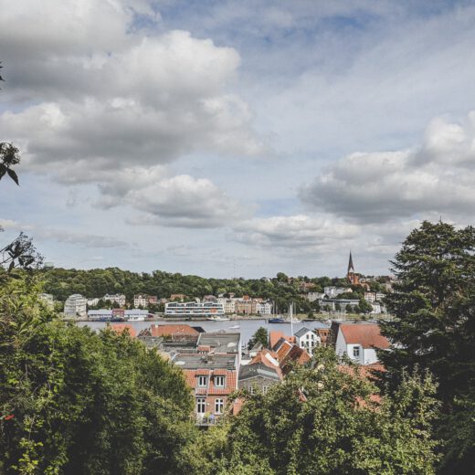 Flensburg Sehenswürdigkeiten - Ausblick von der Aussichtsplattform Duburg